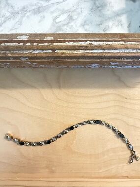 Vintage Robert Seemann Silver Vermeil Sapphire Bracelet